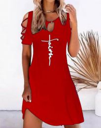 Dresses - kod 3817 - 2 - red