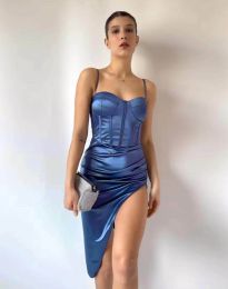 Dresses - kod 221171 - 3 - sky blue