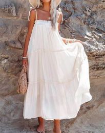 Dresses - kod 0757 - white