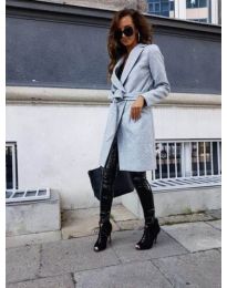 Woman coat - kod 182 - gray