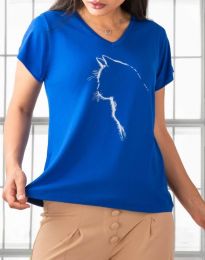T-shirts - kod 5316 - 2 - sky blue