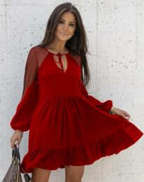 Dresses - kod 7418 - 2 - red