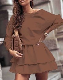 Dresses - kod 0525 - brown