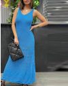 Dresses - kod 7339 - sky blue