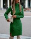 Dresses - kod 7313 - green